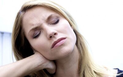 neck pain with cervical osteochondrosis