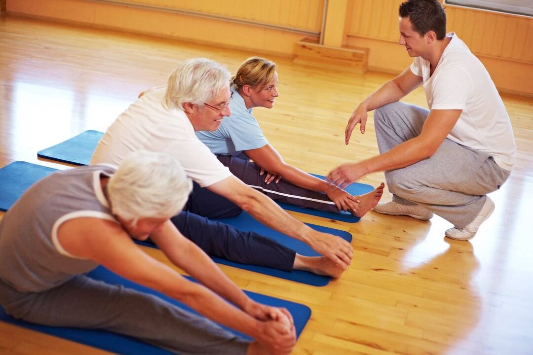 Therapeutic exercises for spinal osteochondrosis